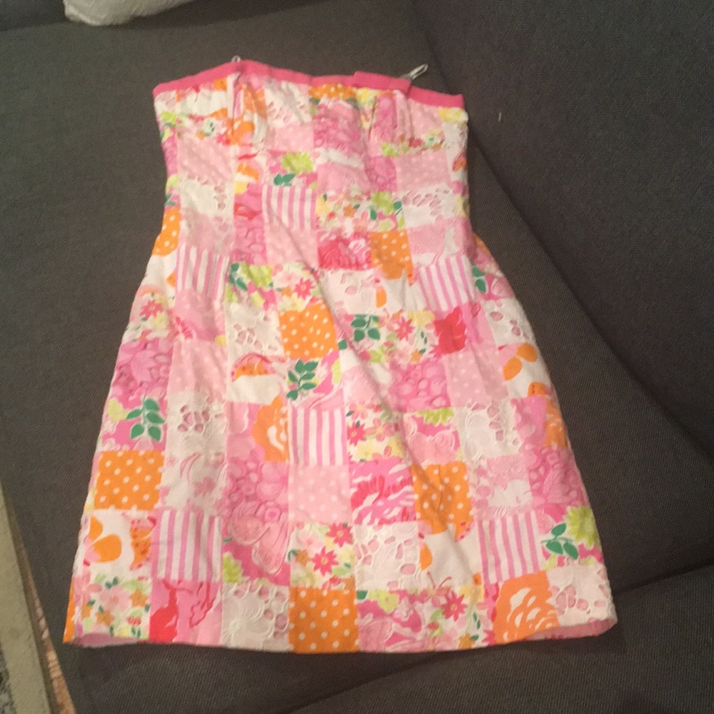 Lily Pulitzer tube top dress